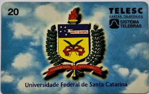 Cart&atilde;o Telef&ocirc;nico em homenagem a UFSC